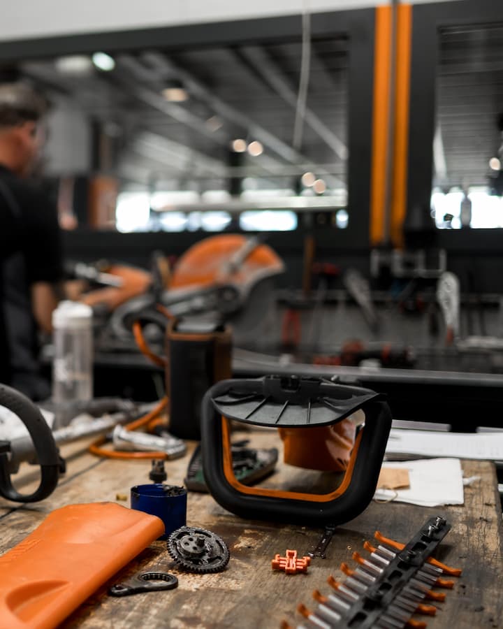 Bedrijfsfotografie voor Van Den Berk Tuinmachines.