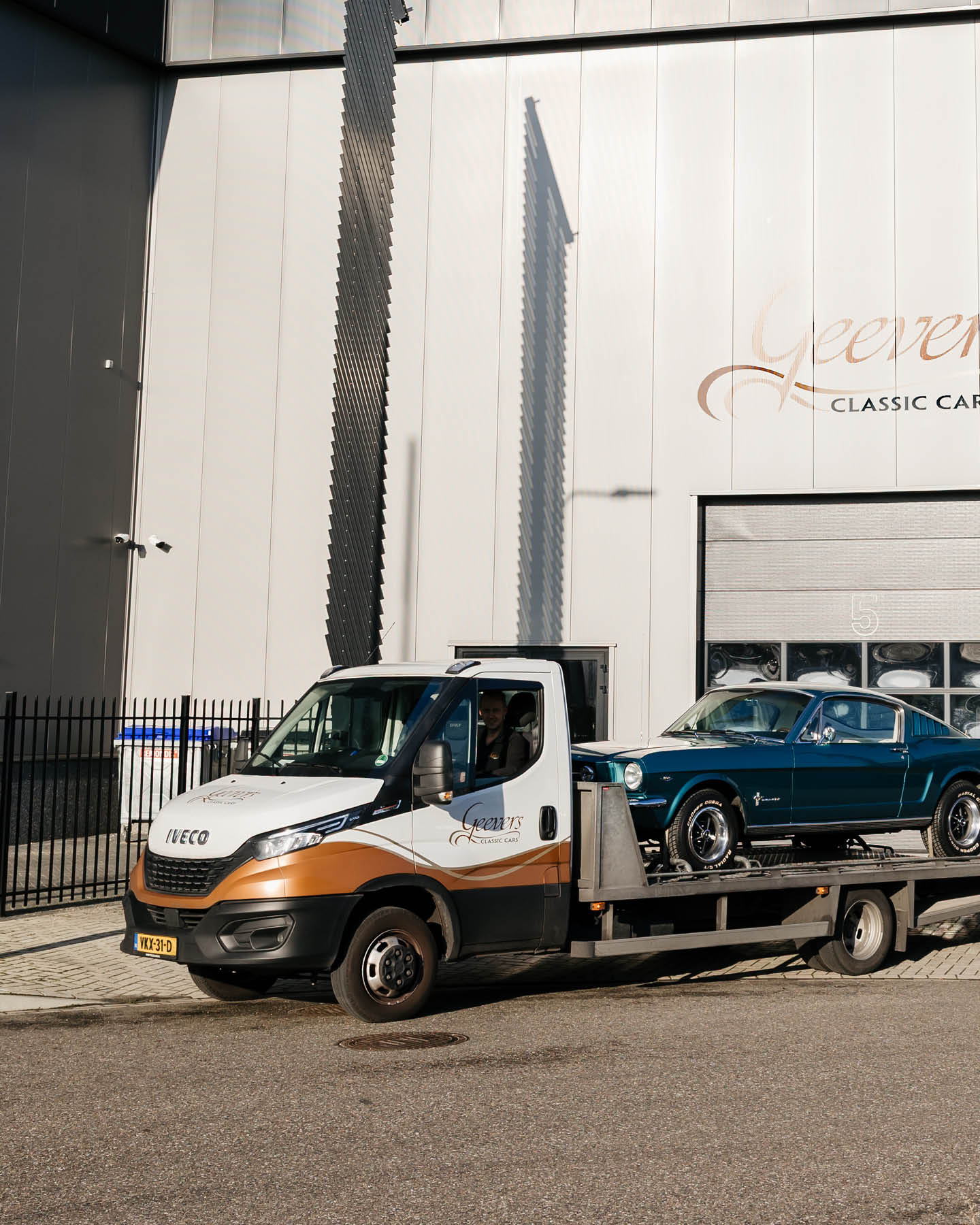 Bedrijfsfotografie bij Geevers Classic Cars in Asten